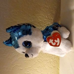 SLUSH Ty Beanie Baby Husky Dog
